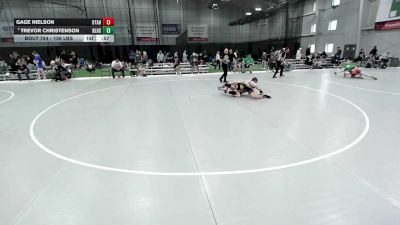 132 lbs Cons. Rd Of 16 - Gage Nielson, Utah vs Trevor Christenson, Basehor-Linwood High School Wrestling