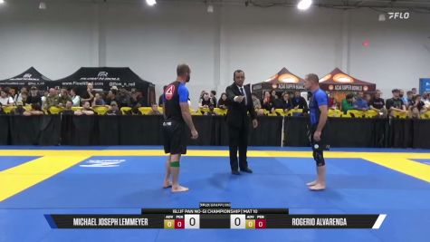 Rogerio Alvarenga vs Michael Joseph Lemmeyer 2026 Pan IBJJF Jiu-Jitsu No-Gi Championship