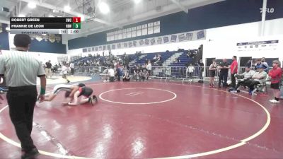 120 lbs 3rd Place Match - Robert Green, Silverback Wresting Club vs Frankie De Leon, Rancho Bernardo WC