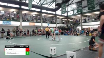 175-190 lbs Champ. Round 1 - Max Wiezorek, Chatham Glenwood vs Ryan Lower, RockRidge