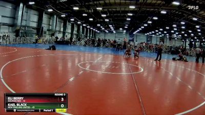 130 lbs Rd# 3 12:00pm Friday - Eli Berry, Nauman Red vs Kael Black, New England United