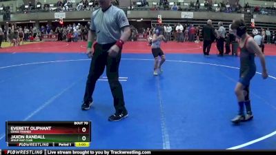 80 lbs Round 4 - Jaxon Randall, Jesup Mat Club vs Everett Oliphant, Crass Trained