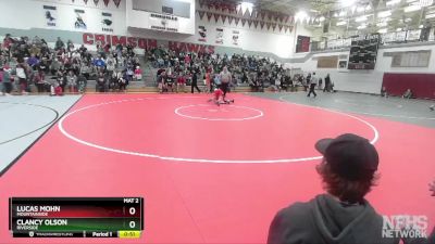 85 lbs Quarterfinal - Clancy Olson, Riverside vs Lucas Mohn, Mountainside