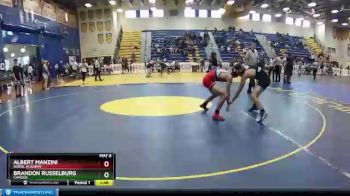 145 lbs Semifinal - Brandon Russelburg, Camden vs Albert Manzini, Doral Academy