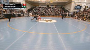 113 lbs 1st Place Match - Benjamin Donato, Caesar Rodney H S vs Michael Pierson, Smyrna H S
