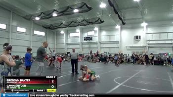 80 lbs Round 5 (8 Team) - Bronsyn Baxter, 84 Athletes vs Gavin Snyder, WV Xtreme