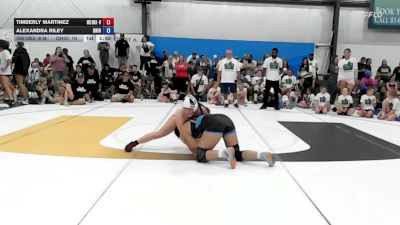 71 lbs Rr Rnd 3 - Timberly Martinez, Okie Girls - W vs Alexandra Riley, Ohio Outcasts - W