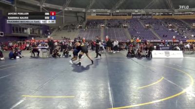 207 lbs Placement Matches (16 Team) - Jaycee Foeller, Iowa vs Sabrina Nauss, Grand Valley State