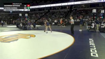 105 lbs Consi Of 16 #2 - Mackenzie Matthews, Los Osos (SS) vs Caterina Barriga, Middletown (NC)