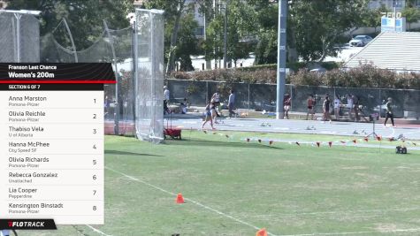 Women's 200m Track, Finals 6