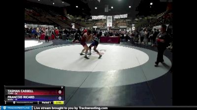 195 lbs Round 2 (16 Team) - Tasman Cassell, TCWA vs Francois Ricard, BAWA