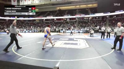 II-160 lbs Cons. Round 2 - Eddie Geer, Chittenango vs Peter Thompson, Dansville-Wayland-Cohocton