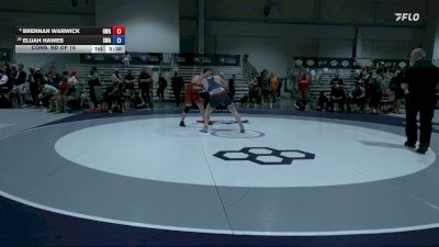 86 kg Cons. Rd Of 16 - Brennan Warwick, Gladiator Wrestling Academy vs Elijah Hawes, Sanderson Wrestling Academy