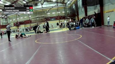 190 lbs Cons. Round 3 - Shane Saito, Perrysburg vs Frankie Pieffer, St Edward