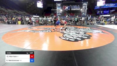 144 lbs Rnd Of 64 - Drake Morrison, ID vs Grady Weinbrenner, MN