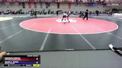 117 B Champ. Round 1 - Sharla Juhas, Adrian College vs Addison Drews, Wisconsin-Stevens Point