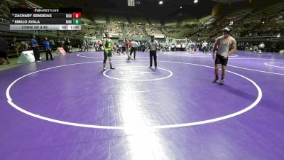 217 lbs Consi Of 8 #2 - Zachary Sendejas, Righetti vs Emilio Ayala, Kingsburg