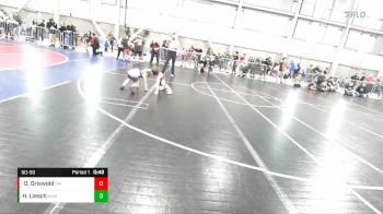 50-50 lbs Round 3 - Decker Griswold, Potlatch WC vs Holden Liesch, NW Spartans Wrestling