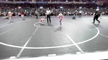 60 lbs Consi Of 8 #2 - Kamdynn Parker, East Kansas Eagles vs Ryder Combes, Trailhands