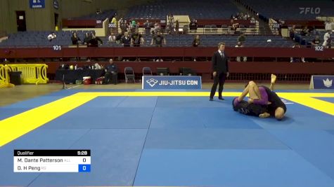 Michael Dante Patterson vs Daniel H Peng 2024 Pan IBJJF Jiu-Jitsu No-Gi Championship