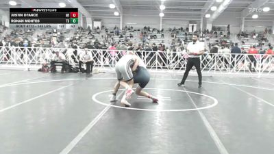 145 lbs Consi Of 32 #1 - Justin D?Arce, NY vs Ronan Montes, TX