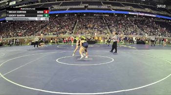 D3-132 lbs Quarterfinal - Micah Curtiss, Shepherd HS vs Lucky Gartin, Algonac