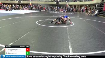 90 lbs Semifinal - Isaac Staggemeyer, No Nonsense Wrestling vs Gradyn Johnson, Bison Wrestling Club