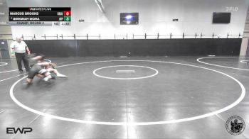 215 lbs Champ. Round 2 - Jeremiah Mora, John H Pitman vs Marcus Brooks, Fremont (Sunnyvale)