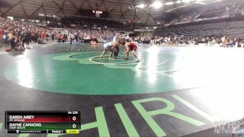 3A 220 lbs Semifinal - Daren Airey, Mt. Spokane vs Dayne Camacho, Chief Sealth