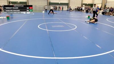 110-120 lbs Champ. Round 1 - Brinley Palser, Ravenna vs Kaelynn Prather, 308 Wrestling Academy