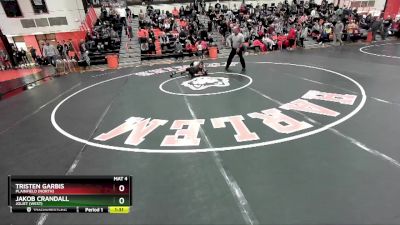 106 lbs Cons. Round 2 - Jakob Crandall, Joliet (WEST) vs Tristen Garbis, Plainfield (NORTH)