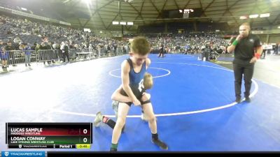 78 lbs Cons. Round 4 - Lucas Sample, Maddogs Wrestling vs Logan Conway, Lake Stevens Wrestling Club