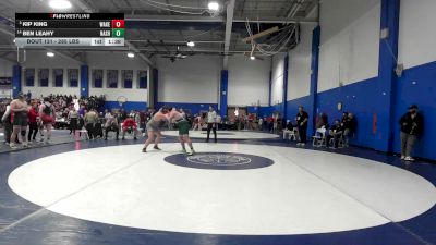 285 lbs Round Of 16 - Kip King, Wakefield vs Ben Leahy, Nashoba