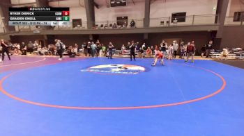 U12 FK - 74 lbs Quarters - Ryker Dierick, CNWC Concede Nothing Wrestling Club vs Graiden ONeill, Askeo International Mat Club