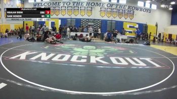 144 lbs Round 4 (8 Team) - Sam Honzik, Wellington vs Kealan Sieni, Cocoa Beach WC