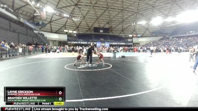 67 lbs 7th Place Match - Brayden Willette, Cle Elum Mat Miners Wrestling Club vs Layne Erickson, Basement Boys Wrestling Club