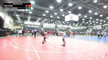 141 lbs Cons. Round 5 - Nick Sykes, Montevallo vs Presley Johnson, The Citadel