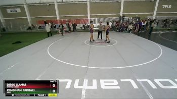 215 lbs Cons. Round 4 - Penisimani Takitaki, Lehi vs Diego Llamas, Spring Creek