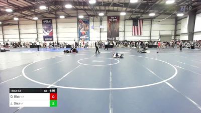 100 lbs Round Of 64 - Owen Blair, CT vs Joel Vincent Diaz, NY