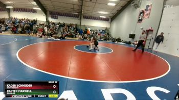157A Champ. Round 1 - Carter Maxwell, Douglas vs Kaden Schneider, Scottsbluff