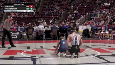 127 lbs Consi 3 - Erik Carlile, Penns Valley vs Logan Stewart, Reynolds