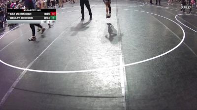 89 lbs Champ. Round 1 - Kenley Johnson, Palmyra Wrestling Club - Girls vs Lily Ostrander, Millard South Wrestling Club