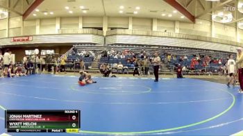 75 lbs Round 4 (6 Team) - Wyatt Melchi, Garrett Wrestling Club vs Jonah Martinez, Chesterton Wrestling Club