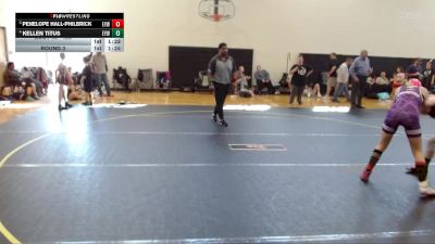 125 lbs Round 3 - Penelope Hall-Philbrick, White Knoll Wrestling Club vs Kellen Titus, Cobra Wrestling Club