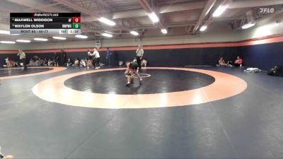 65-77 lbs Round 2 - Maxwell Widdison, American Fork vs Waylon Olson, Riverton Wolf Pack Wrestling Club