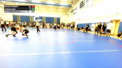 126 lbs Cons. Round 4 - Nolan Stennett, Eastvale Elite Wrestling vs Adrian Luna, South Torrance