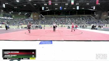 126 lbs Champ. Round 1 - Jayden Raney, Union County vs Austin McCombs, Conner