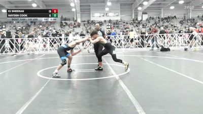 145 lbs Round Of 64 - Ej Sheeran, CA vs Hayden Cook, AL