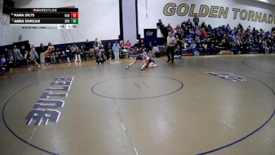 130 lbs Quarterfinal - Kara Dilts, Kiski Area Hs vs Anna Duncan, South Park Hs