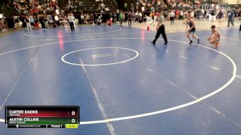 132 lbs Semifinal - Carter Eakins, Con Kids vs Austin Collins, Wray Eagles